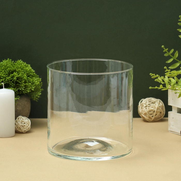 УЦЕНКА Ваза «Трубка» 15×14.6 см, 2 л - Фото 1