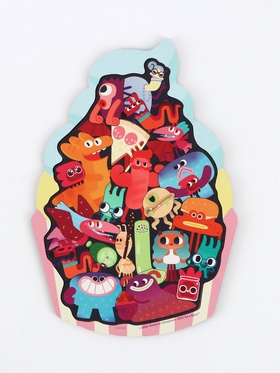 Ум и Хрум Деревянный пазл «Веселые друзья» 22 детали  (артикул 10953786)  большой выбор товаров оптом и в розницу по низким ценам с доставкой