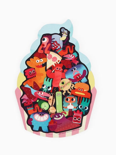 Ум и Хрум Деревянный пазл «Веселые друзья» 22 детали