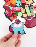 Ум и Хрум Деревянный пазл «Веселые друзья» 22 детали  (артикул 10953786)  большой выбор товаров оптом и в розницу по низким ценам с доставкой