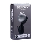 Перчатки Benovy, нитриловые, медицинские, 3.5 г, размер L, 50 пар, чёрные - Фото 1