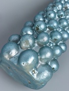 УЦЕНКА Свеча «Ёлка из шаров» 50×90 мм, лак, голубая - Фото 4