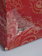 УЦЕНКА Набор винный кувшин, 6 бокалов и поднос "Турция. Цветы и узоры" зелёный с золотом - Фото 10