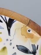 УЦЕНКА Салатник «Желтые и синие цветы» дерево манго 25×25×10 см - Фото 5