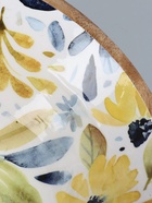 УЦЕНКА Салатник «Желтые и синие цветы» дерево манго 25×25×10 см - Фото 7