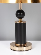 УЦЕНКА Настольная лампа Агата E27 40 Вт черно-золотой 25×25×42.5 см RISALUX - Фото 4