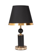 УЦЕНКА Настольная лампа Агата E27 40 Вт черно-золотой 25×25×42.5 см RISALUX - Фото 9