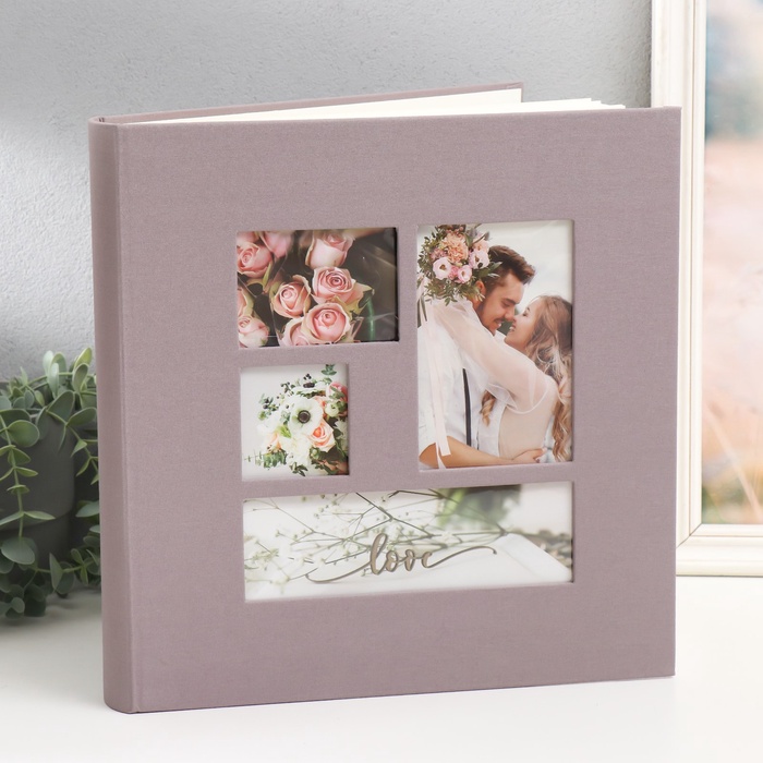 УЦЕНКА Фотоальбом магнитный "Универсальный" 30 листов, 31х32 см - Фото 1