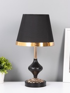 УЦЕНКА Лампа настольная «Талия» 1×40 Вт Е27 черный/золото 25×25×43 см 11009046