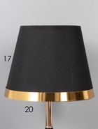 УЦЕНКА Лампа настольная «Талия» 1×40 Вт Е27 черный/золото 25×25×43 см 11009046