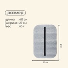 УЦЕНКА Сидушка туристическая на резинке maclay, с фольгой, 40×27×2.5 см, синяя - Фото 3