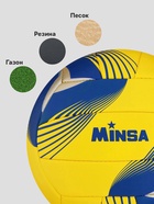 УЦЕНКА Волейбольный мяч MINSA, машинная сшивка, 18 панелей, р. 5, PU, МИКС - Фото 3