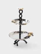 УЦЕНКА Фруктовница 2-ярусная "Крю" 18х18х30 см, нержавеющая сталь - Фото 1