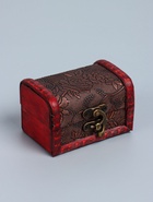 УЦЕНКА Шкатулка дерево сундучок "Цветочная" 6х8,8х5,5 см - Фото 2