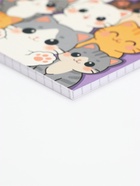 Блокнот А6, 40 л., на гребне «Котики» МИКС  (артикул 10924684)  большой выбор товаров оптом и в розницу по низким ценам с доставкой