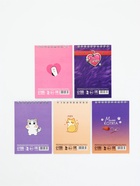 Блокнот А6, 40 л., на гребне «Котики» МИКС  (артикул 10924684)  большой выбор товаров оптом и в розницу по низким ценам с доставкой