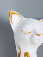 УЦЕНКА Фигура "Кошка ушастая" 7х8х20см белая - Фото 6