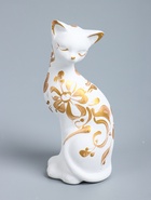 УЦЕНКА Фигура "Кошка ушастая" 7х8х20см белая - Фото 7