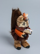 УЦЕНКА Декор «Белочка в очках с книжкой» 16×15×23 см - Фото 2