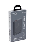 Внешний аккумулятор VIXION PRO VP-03, 10000 мАч, MagSafe, USB+Type-C, быстрая зарядка - фото 809614627