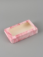 Коробка подарочная с окном «Мечтай», 20×12×4 см, самосборная - Фото 2