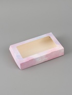 Коробка подарочная с окном «Для тебя», 20×12×4 см, самосборная - Фото 2