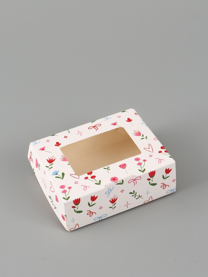 Коробка подарочная с окном «Самой чудесной», 10×8×3.5 см, самосборная