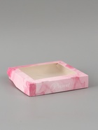 Коробка подарочная с окном «Подарок», 20×20×4 см, самосборная - Фото 2