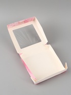 Коробка подарочная с окном «Подарок», 20×20×4 см, самосборная - Фото 5