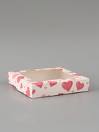 Коробка подарочная с окном «Воздушные сердца», 20×20×4 см, самосборная  (артикул 10960471)  большой выбор товаров оптом и в розницу по низким ценам с доставкой