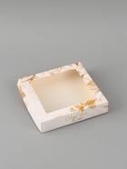 Коробка подарочная с окном «Счастье в тебе», 20×20×4 см, самосборная - Фото 2