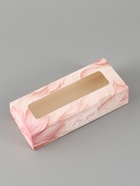 Коробка подарочная с окном «Для тебя», 17×7×4 см, самосборная - Фото 2