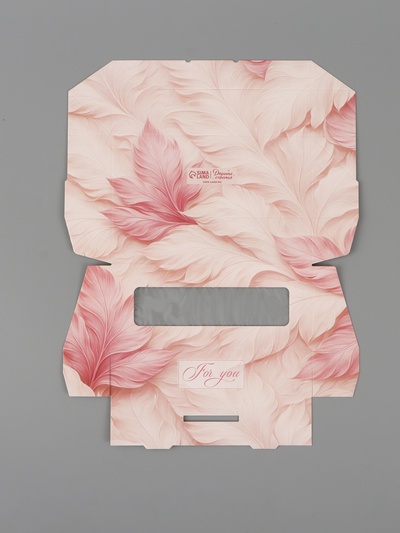 Коробка подарочная с окном «Для тебя», 17×7×4 см, самосборная