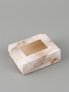 Коробка подарочная с окном «Только тебе», 10×8×3.5 см, самосборная - Фото 2