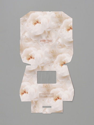 Коробка подарочная с окном «Только тебе», 10×8×3.5 см, самосборная