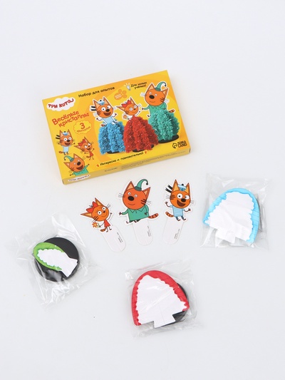 ТРИ КОТА Набор для опытов «Веселые кристаллы»