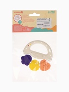 Прорезыватель погремушка для зубов «Браслетик», бежевый - фото 9535484