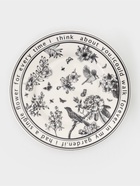 Чайная пара «Птичка», 2 предмета: чашка 250 мл, блюдце, фарфор, белая - Фото 4