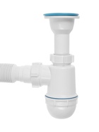 Сифон для мойки ZEIN, 1 1/2’’, с гибкой трубой 40×50 мм, литой выпуск - Фото 2