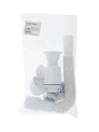 Сифон для мойки ZEIN, 1 1/2’’, с гибкой трубой 40×50 мм, литой выпуск - Фото 4