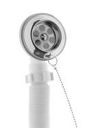 Сифон для ванны ZEIN, 1 1/2’’, с гофротрубой 40×50 мм, литой выпуск, с пробкой - Фото 7