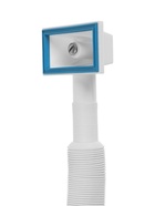 Сифон для мойки ZEIN, 3 1/2’’*40 мм, прямоугольный перелив, с гофротрубой 40/50 мм - Фото 4