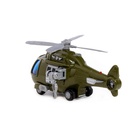 Вертолёт военный "Импульс", инерционный, со светом и звуком 61830 - Фото 2