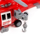 Вертолёт пожарный "Импульс", инерционный, со светом и звуком 61823  (артикул 11004039)  большой выбор товаров оптом и в розницу по низким ценам с доставкой