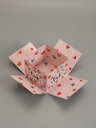 Коробка-сюрприз подарочная «Бабочки. Удачи» с вылетающими бабочками, розовая, 14.5×14.5×12.7 см - Фото 6