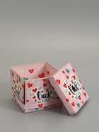 Коробка-сюрприз подарочная «Бабочки. Удачи» с вылетающими бабочками, розовая, 14.5×14.5×12.7 см - Фото 7