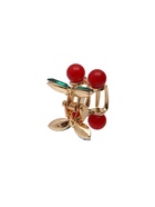 Крабик для волос «Вишенки», 2×2 см, цвет золото  (артикул 10959974)  большой выбор товаров оптом и в розницу по низким ценам с доставкой