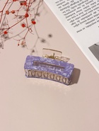 Крабик для волос «Кимберли» прямой, 8×4 см, МИКС - Фото 1