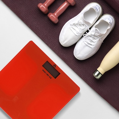 УЦЕНКА Весы напольные Luazon LVE-006, электронные, до 180 кг, 2хAAА (не в комплекте), оранжевые 10