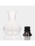 УЦЕНКА Декантер Magistro «Богема», 1.5 л, 15.5×20.5 см, металлическая крышка с диспенсером, стекло, прозрачный - Фото 2